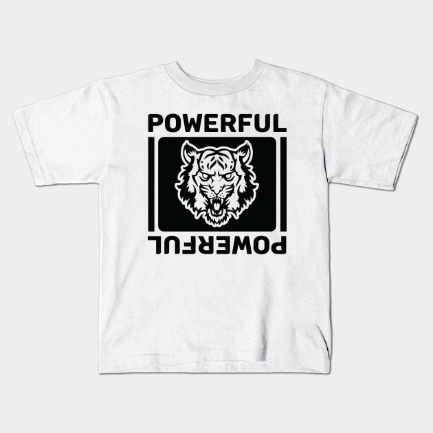 POWERFUL Kids T-Shirt by LegendaryShirts